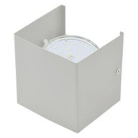 Ecola GX53-N51 св-к настенный бра 1xGX53 серый 100x100x90 (кратно 2!) FYN51FECB