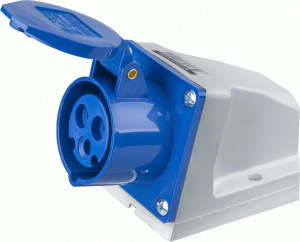 Navigator розетка силовая CEE (разъем) NCA-SR113-16-220 стационарная наружная 16А 2P+PE IP44, 14294