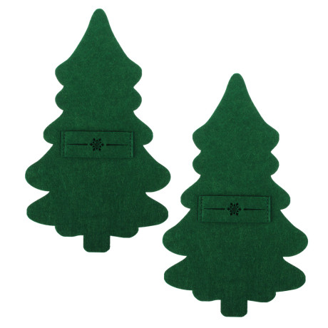 PROVANCE Асти Подставка фетровая под столовые приборы, 2шт в комплекте, 100% полиэстер, зеленый