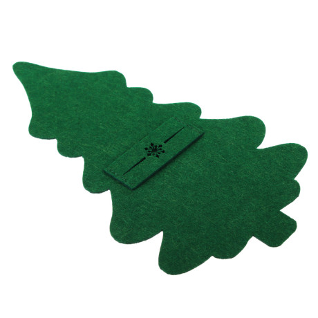 PROVANCE Асти Подставка фетровая под столовые приборы, 2шт в комплекте, 100% полиэстер, зеленый