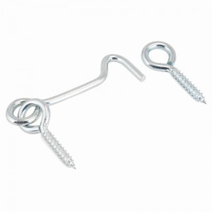 Крючок ветровой Кунгур КР-75/1 цинк шурупы с резьбой(200,10)