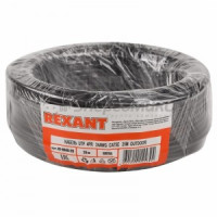 Кабель UTP 4PR 24AWG, CAT5e, наружный (OUTDOOR) (бухта 25м) REXANT, 01-0045-25