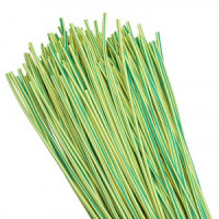 EKF термоусадка трубка ТУТ  2/1 желто-зел. в отрезках по 1м (уп.200м, цена за 1м) tut-2-yg-1m