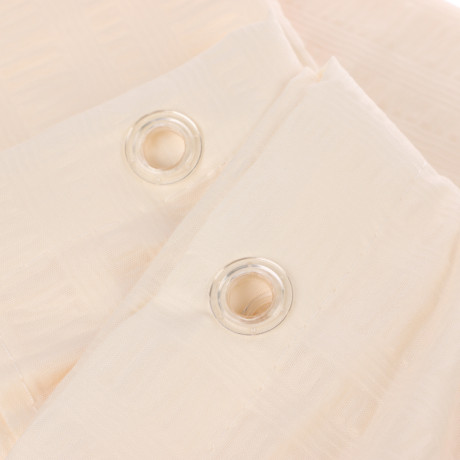 Штора для ванной 180х200см SWANNY, CREAM5, экрю, полиэстер, SWC-80-24-CRM