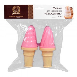 Форма для мороженого "Стаканчик", 12*14см, 4 ячейки, 16193 MARMITON