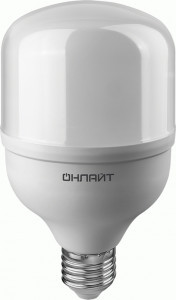 ОНЛАЙТ высокомощн. E27 T80 30W (2400lm) 4000K 4K 80x135 OLL-T80-30-230-840-E27, 82900