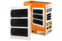 TDM бокс ЩРВ-П-45 модулей встраиваемый с дымчатой дверцей IP40 SQ0902-0011