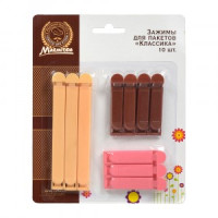 Зажимы для пакетов "Классика", 12см, 6,5см, 10шт, 17107 MARMITON