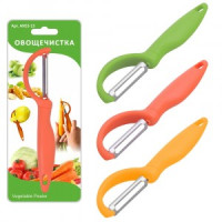 Овощечистка (кратность 6шт!!!), нерж.сталь, пластик AN53-13 Мультидом