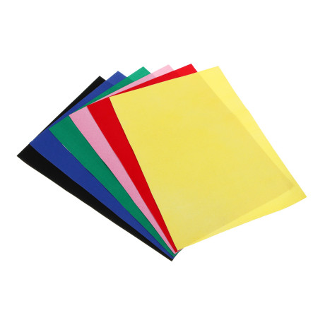 FLOMIK Бумага цветная бархатная, А4, 6 листов, 6 цветов