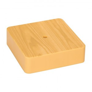 EKF Коробка разветвительная KMP-030-032 (100х100х25) светл. дер. PROxima plc-kmr-030-032-s