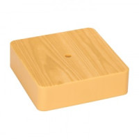 EKF Коробка разветвительная KMP-030-032 (100х100х25) светл. дер. PROxima plc-kmr-030-032-s