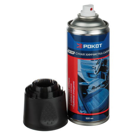 РОКОТ Сухая химчистка "пенная" щетка-крышка, аэрозоль, 520мл.