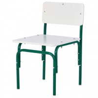 Стульчик детский растущий Фея Мой малыш, 1-2 гр., белый-зеленый (мест 1)