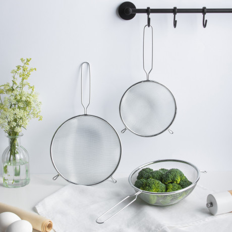 Сито с ободом и ручкой 20см FY-020
