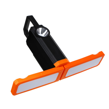 ЕРМАК Фонарь-светильник, 1 LED+42 SMD LED, 6 режимов, солнечная батарея, 1800мАч, 90х200х50 мм