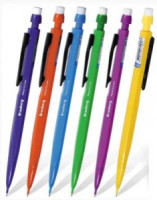 Карандаш мех. BRAUBERG корпус ассорти, ластик, 0,5мм, 180398