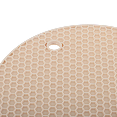 VETTA Подставка под горячее, силикон, d18см, "Соты", 3 цвета