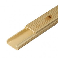 Промрукав Кабель-канал сосна 2-й замок в п/э 20х10 (180м/уп) 025436