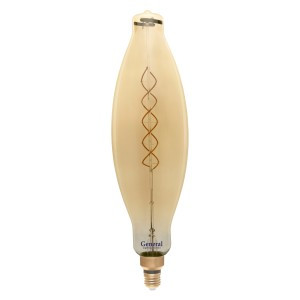 General LOFT димм. TR120DSS E27 8W 2K 120х420 филамент (нитевидная) золотая 687200