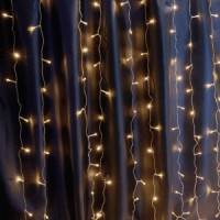 Feron Гирлянда-занавес ул. 320LED 2700K 3x2м, строб эффект, IP44, прозр.3м, соед.5шт, CL21 32341