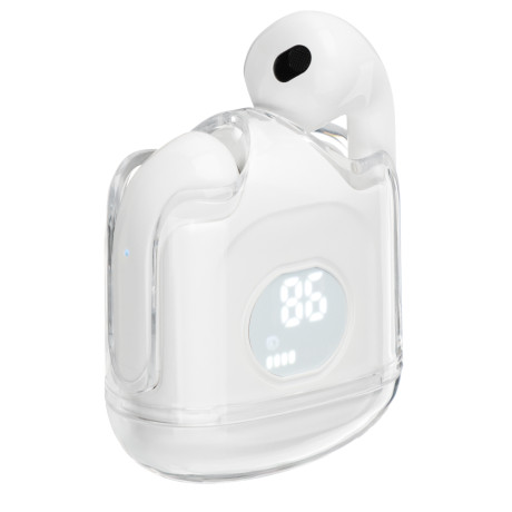 BY Наушники беспроводные TWS Сosy, 40/250мАч, Bluetooth 5.3, белый