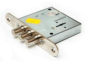 Эльбор  1.04.04.5.1.1 (074 В) Кремень 5кл цинк б/о Замок врезной б/руч (20)