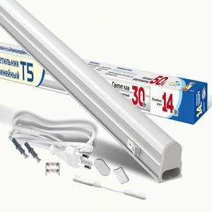 IONICH св-к св/д линейный T5 14W(1260lm) 4000K 4K 1150x23x33 выкл(шнур вилк)IP40 ILED-COCB 1200 1571