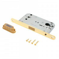 Замок врезной магнитный б/руч АЛЛЮР АРТ 5300-MC PB золото без ц/м  (40)