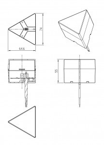 ЭРА модуль светящийся соед. для св-ка SML  3W(270Lm)4K 4000K треугольник белый  SML-AC-W-4K-03 7799