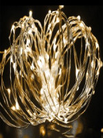 Гирлянда-нить улич Космос Роса &quot;Золотые нити&quot; 100LED золотой 10м., медн.провод IP44 220V KOCNL-EL151