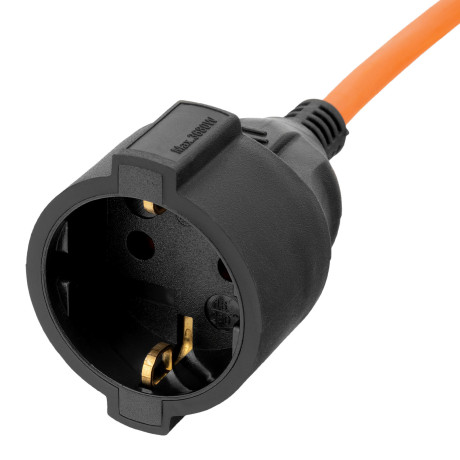 Удлинитель-шнур силовой Garden Series, б/з, ПВС, 20м, 1 розетка, 2 x 1,5 мм, Denzel