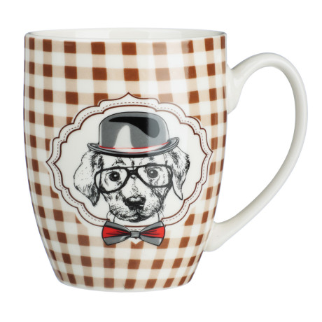 MILLIMI Кружка Собачки, 350мл, фарфор, 4 дизайна