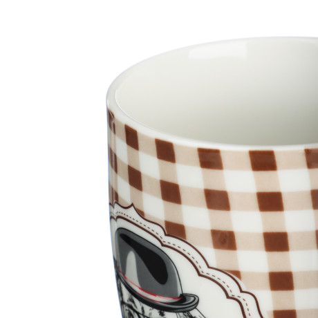 MILLIMI Кружка Собачки, 350мл, фарфор, 4 дизайна