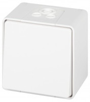 ЭРА Эксперт выкл. ОУ 1 кл. IP55, 10А,250В, белый 11-1501-01 63250