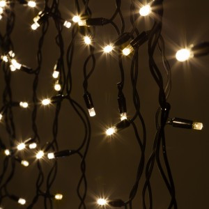 ЭРА Гирлянда-нить ул. 30LED тепл.бел (10% мерц.) 3м. соед. (без б/п) чернкауч IP65 NK3 Б0051886 5861