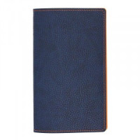 Визитница настольная А5,96виз,гибкая,синяя,оранжев.простр. Attache Bizon 852892