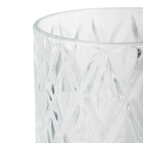 MILLIMI Набор вращающихся стаканов 6 шт, 310 мл, стекло, ромб