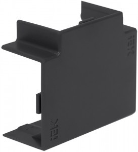 IEK ЭЛЕКОР Угол Т-образный КМТ 40х25 черный (4шт, цена за уп) ELECOR EL-KK10D-T-040-025-K02