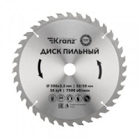 Диск пильный 300 мм х 36 зуб х 32/30 мм KRANZ (цена за шт) KR-92-0132