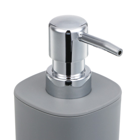 Диспенсер для жидкого мыла тм VETTA Сидней, 250мл, пластик, PP, серый, 7x16см