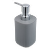 Диспенсер для жидкого мыла тм VETTA Сидней, 250мл, пластик, PP, серый, 7x16см