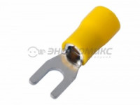 REXANT наконечник вилочный изол. (НВИ - 4.3мм 4-6мм, (SVS5.5-4, VS5.5-4) цена за шт (100!), 08-0151