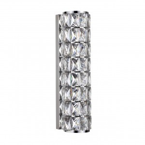 ODEON LIGHT 4927/8WL L-VISION ODL24 483 хром/мет/хрусталь бра LED 8W 4000K 463lm PANTA 86