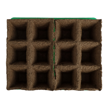 Набор для выращивания рассады с торфяными горшочками (торф. горшочки 50х50 (12шт.) + лоток)