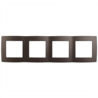 ЭРА 12 рамка СУ 4 мест. Бронза, 12-5004-13 9837