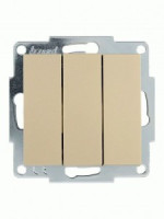 Lezard VESNA мех. выкл. СУ 3 кл. (корп. ABS) золото 742-3688-109