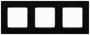 ЭРА 12 рамка СУ 3 мест. Классик, черный 12-5203-06