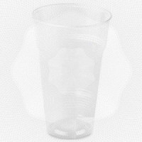 Стакан однораз. 500мл прозр., для хол/гор., ПП 50шт/уп Комус