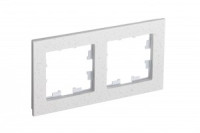 Systeme Electric AtlasDesign Nature рамка СУ 2 мест. мрамор крем роял ATN343102 (2!)